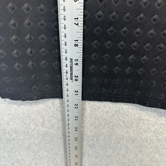 Attention Top Womens Medium Black Textured 100% Polyester Short Sleeve Pullover - Picture 12 of 14